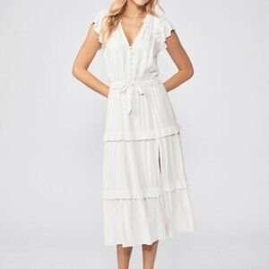 PAIGE - Rozlyn Dress - White - Size XL